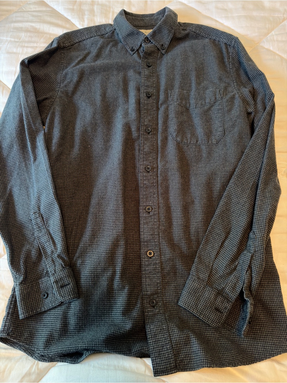 LL Bean Soft Long Sleeve Button-Up Shirt